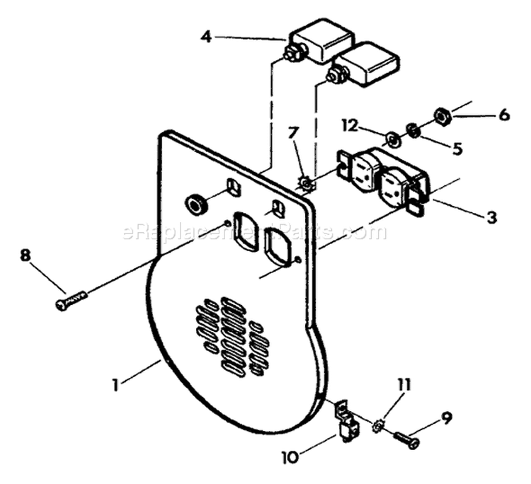 Page C Diagram and Parts List for 9217-0  Briggs and Stratton Generator
